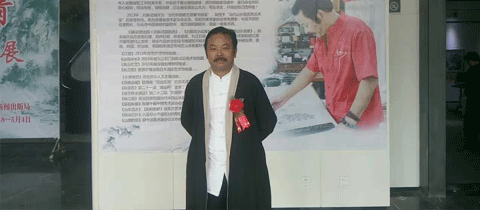 汕头博物馆国画展现场